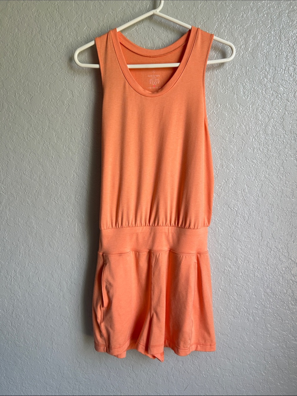 Sweaty Betty tangerine romper Small